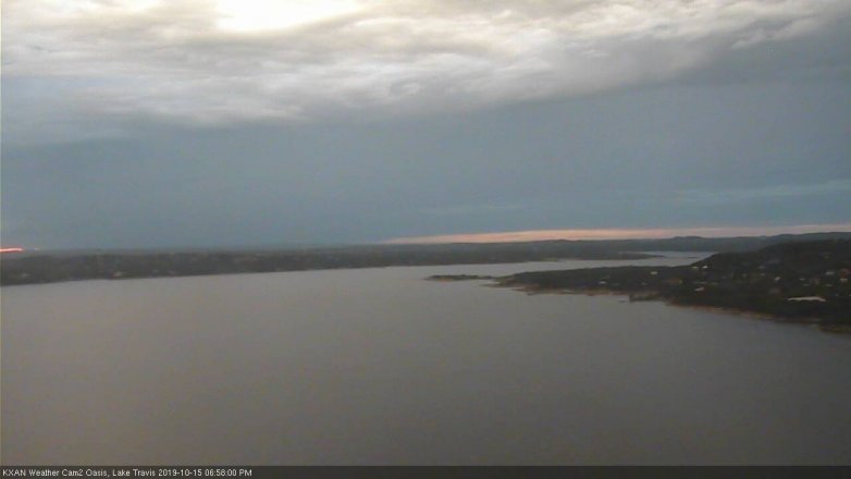 Lake Travis webcam, October 15, 2019 6:00 PM CT