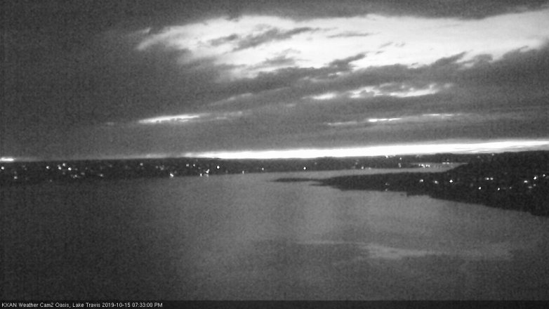 Lake Travis webcam, October 15, 2019 6:35 PM CT