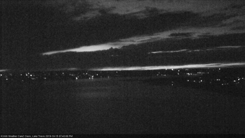 Lake Travis webcam, October 15, 2019 6:45 PM CT