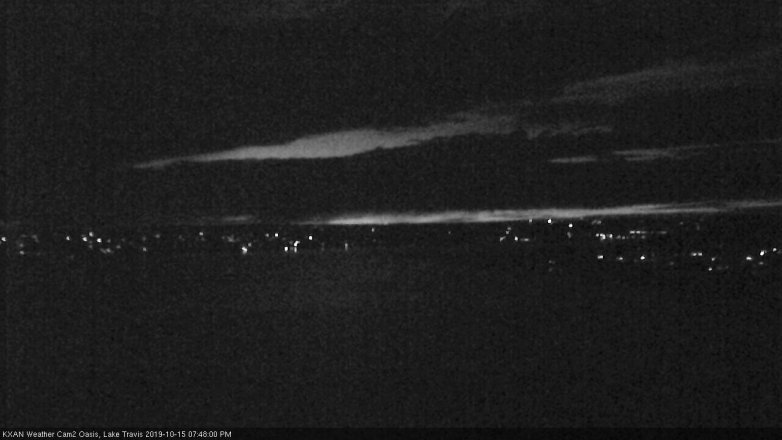 Lake Travis webcam, October 15, 2019 6:50 PM CT
