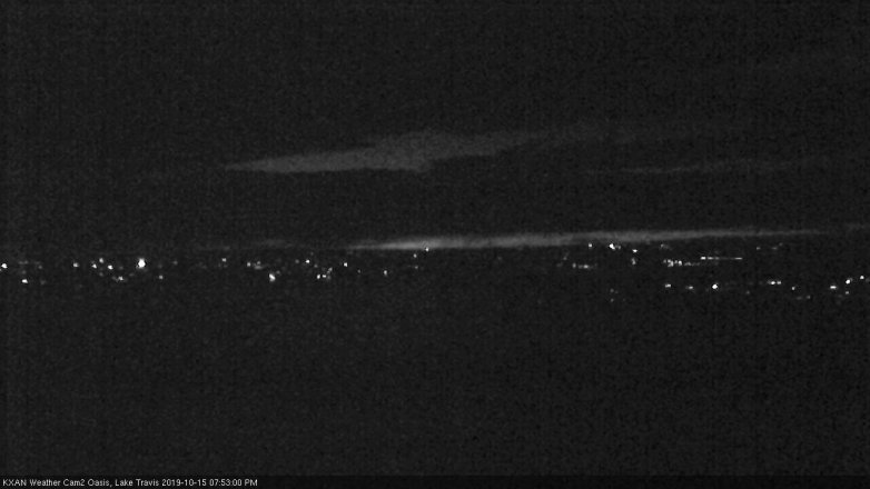 Lake Travis webcam, October 15, 2019 6:55 PM CT