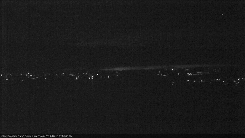 Lake Travis webcam, October 15, 2019 7:00 PM CT