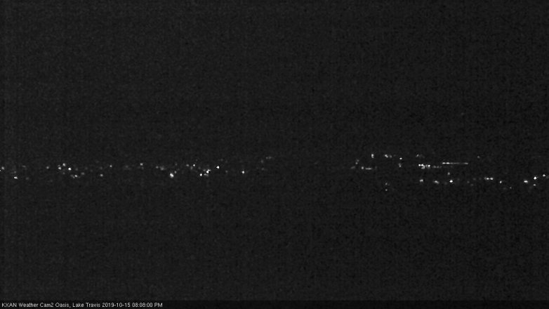 Lake Travis webcam, October 15, 2019 7:10 PM CT