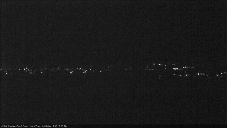 Lake Travis webcam, October 15, 2019 7:20 PM CT