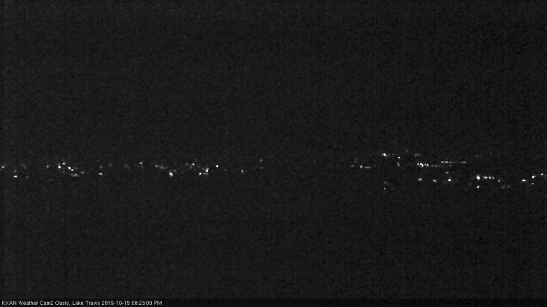 Lake Travis webcam, October 15, 2019 7:25 PM CT