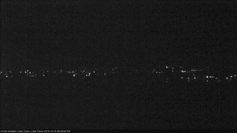 Lake Travis webcam, October 15, 2019 7:30 PM CT