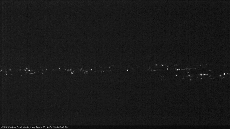 Lake Travis webcam, October 15, 2019 7:45 PM CT