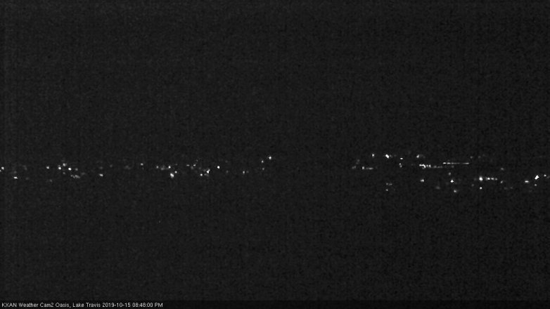 Lake Travis webcam, October 15, 2019 7:50 PM CT