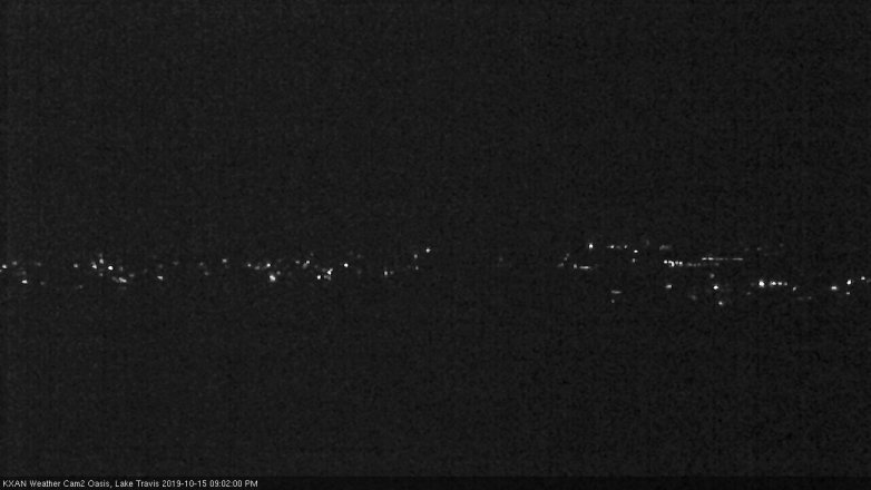 Lake Travis webcam, October 15, 2019 8:05 PM CT