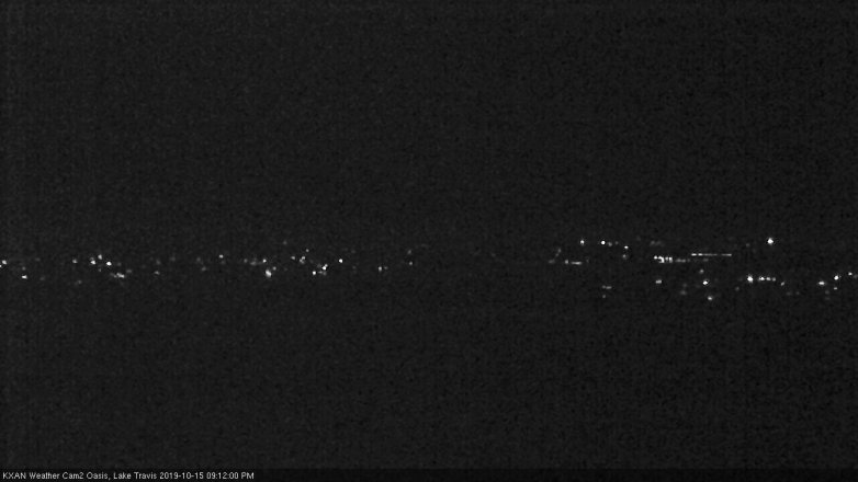 Lake Travis webcam, October 15, 2019 8:15 PM CT