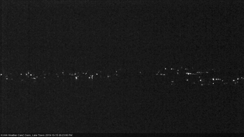 Lake Travis webcam, October 15, 2019 8:25 PM CT