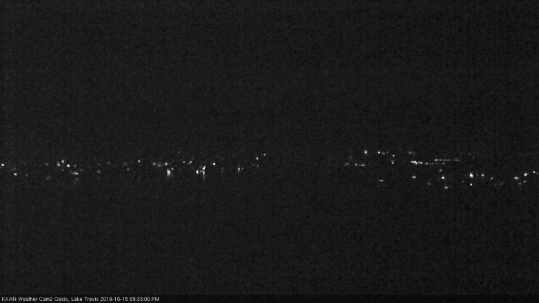 Lake Travis webcam, October 15, 2019 8:35 PM CT