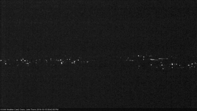 Lake Travis webcam, October 15, 2019 8:45 PM CT