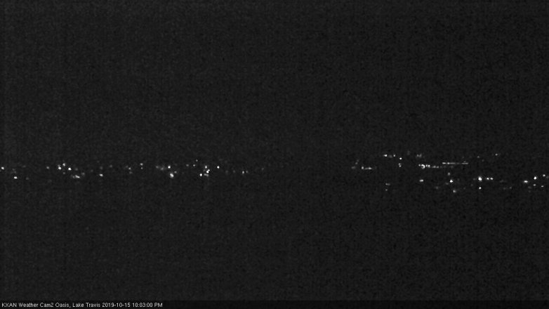 Lake Travis webcam, October 15, 2019 9:05 PM CT