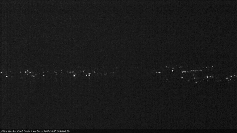 Lake Travis webcam, October 15, 2019 9:10 PM CT