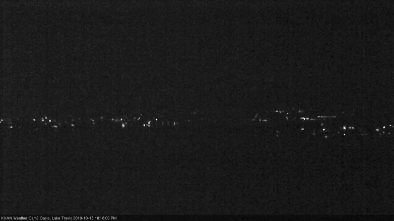 Lake Travis webcam, October 15, 2019 9:20 PM CT