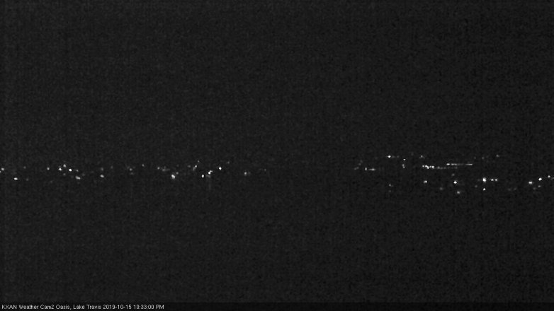 Lake Travis webcam, October 15, 2019 9:35 PM CT