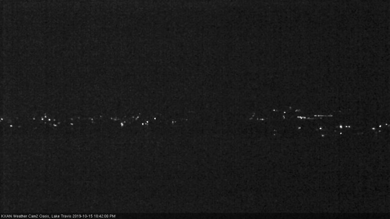 Lake Travis webcam, October 15, 2019 9:45 PM CT