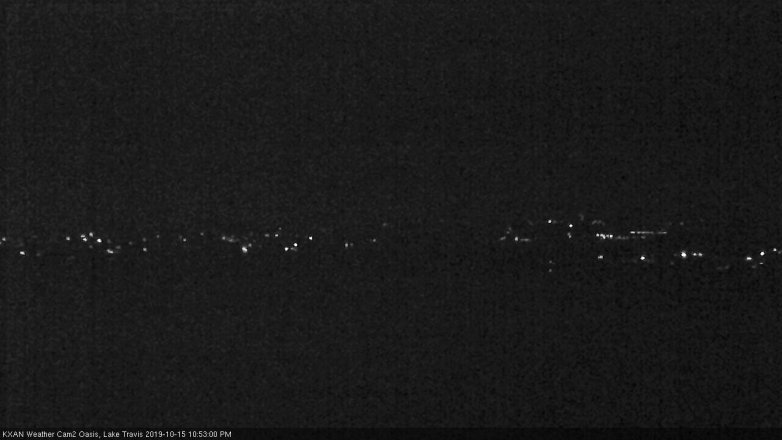 Lake Travis webcam, October 15, 2019 9:55 PM CT
