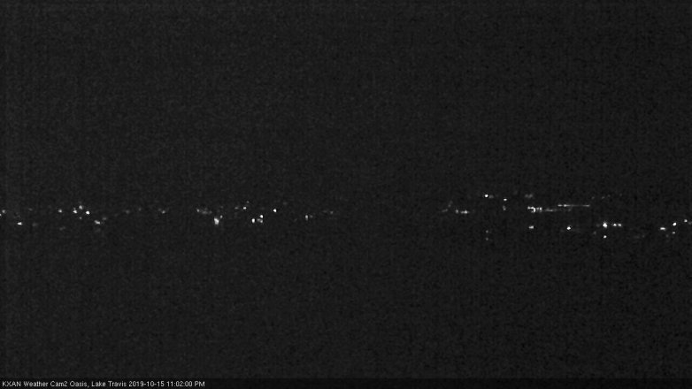 Lake Travis webcam, October 15, 2019 10:05 PM CT