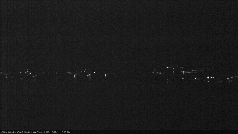 Lake Travis webcam, October 15, 2019 10:15 PM CT