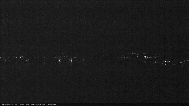 Lake Travis webcam, October 15, 2019 10:20 PM CT