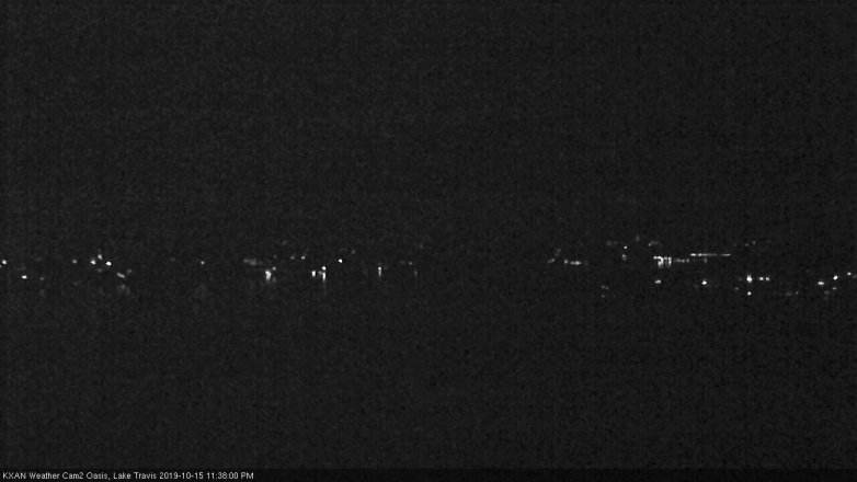 Lake Travis webcam, October 15, 2019 10:40 PM CT