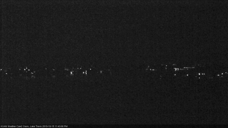 Lake Travis webcam, October 15, 2019 10:45 PM CT