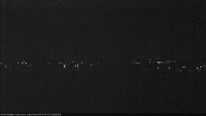 Lake Travis webcam, October 15, 2019 11:00 PM CT