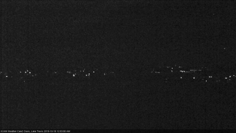 Lake Travis webcam, October 15, 2019 11:05 PM CT