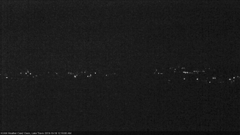 Lake Travis webcam, October 15, 2019 11:20 PM CT
