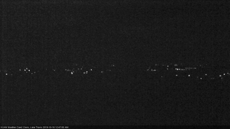 Lake Travis webcam, October 15, 2019 11:50 PM CT