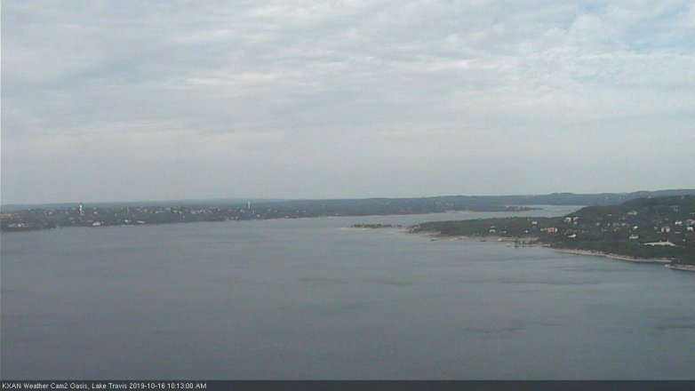 Lake Travis webcam, October 16, 2019 9:15 AM CT
