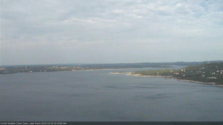 Lake Travis webcam, October 16, 2019 9:20 AM CT