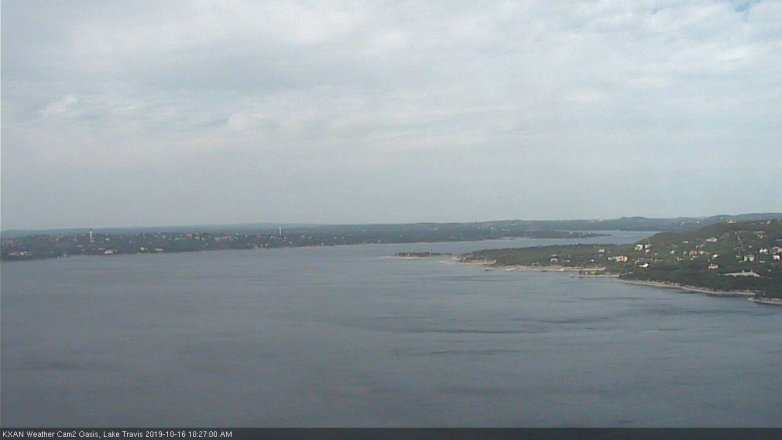 Lake Travis webcam, October 16, 2019 9:30 AM CT