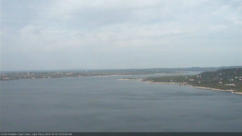 Lake Travis webcam, October 16, 2019 9:35 AM CT