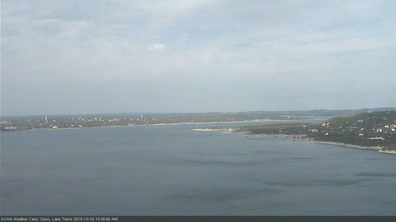 Lake Travis webcam, October 16, 2019 9:40 AM CT