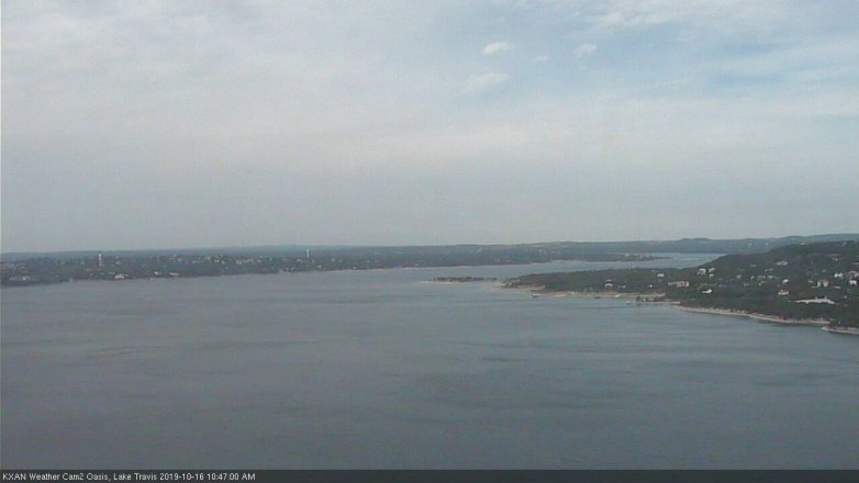 Lake Travis webcam, October 16, 2019 9:50 AM CT