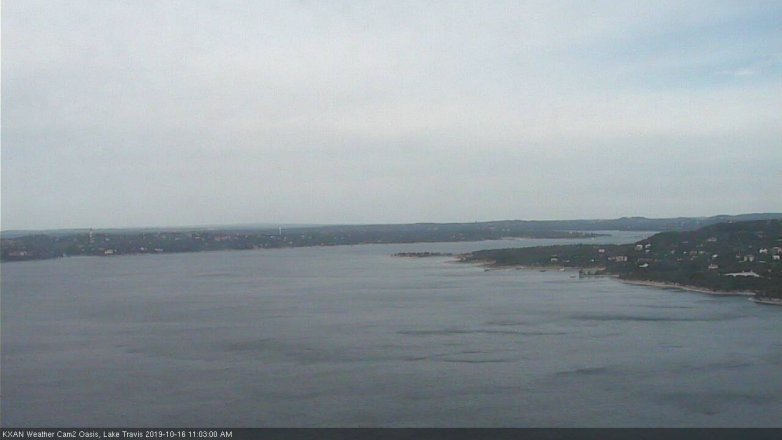 Lake Travis webcam, October 16, 2019 10:05 AM CT