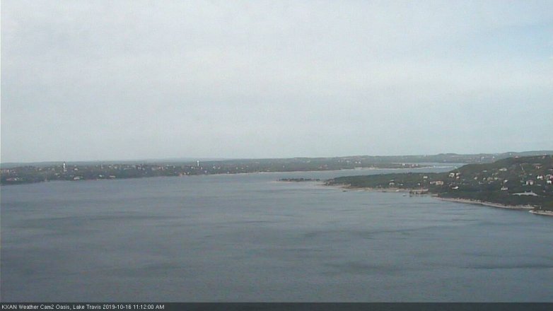 Lake Travis webcam, October 16, 2019 10:15 AM CT