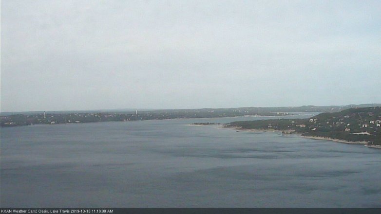 Lake Travis webcam, October 16, 2019 10:20 AM CT