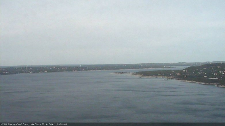 Lake Travis webcam, October 16, 2019 10:25 AM CT