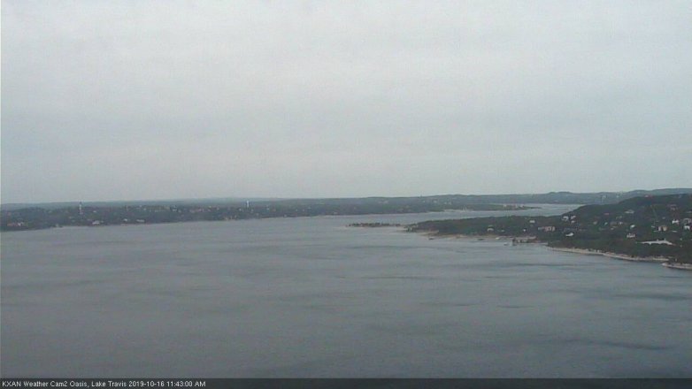 Lake Travis webcam, October 16, 2019 10:45 AM CT
