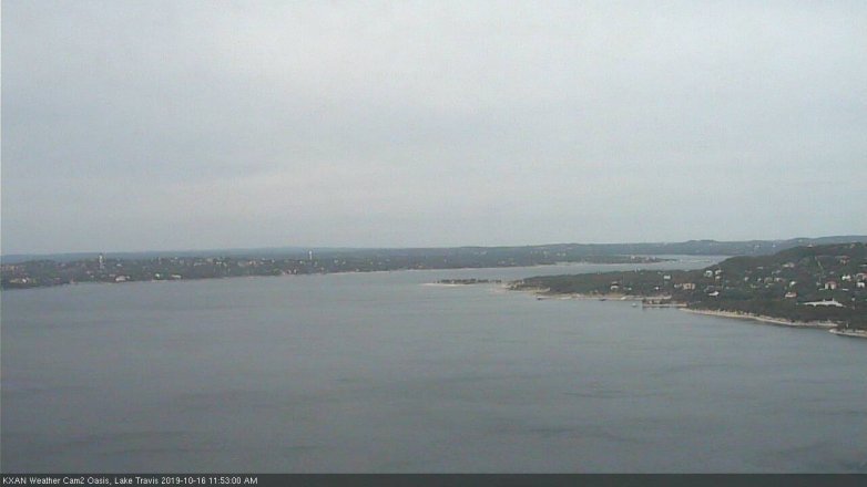 Lake Travis webcam, October 16, 2019 10:55 AM CT