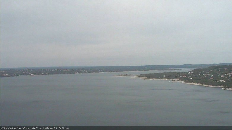 Lake Travis webcam, October 16, 2019 11:00 AM CT