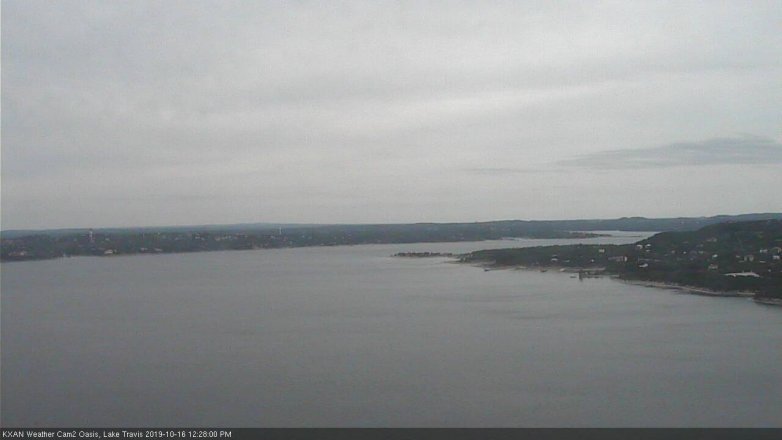 Lake Travis webcam, October 16, 2019 11:30 AM CT