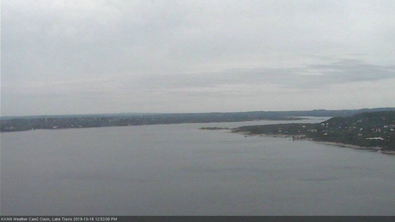 Lake Travis webcam, October 16, 2019 11:55 AM CT