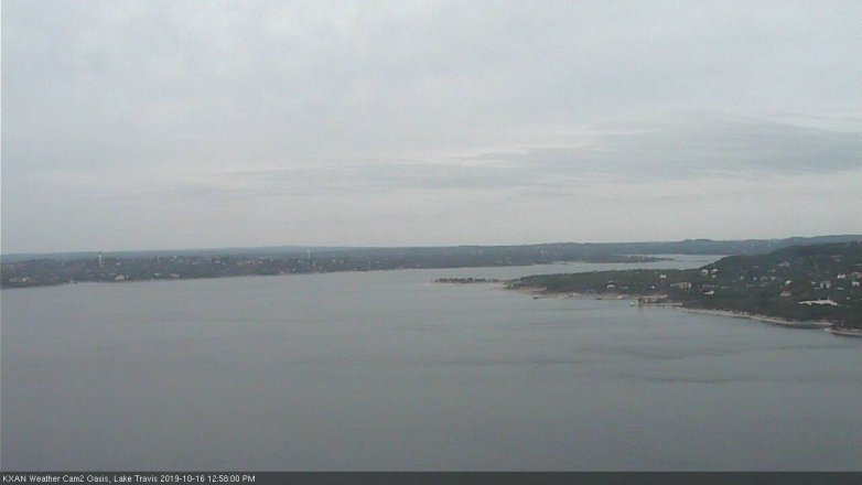 Lake Travis webcam, October 16, 2019 12:00 PM CT
