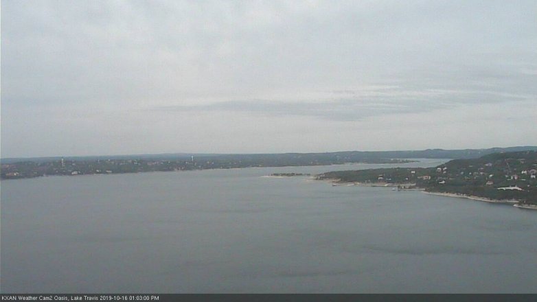 Lake Travis webcam, October 16, 2019 12:05 PM CT