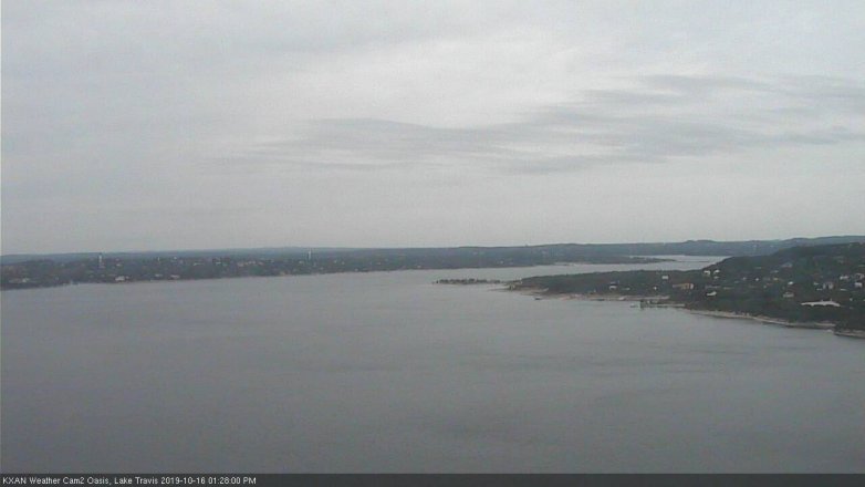 Lake Travis webcam, October 16, 2019 12:30 PM CT